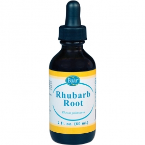 Rhubarb Root,  Fluid Extract, 2 oz bottle dropper