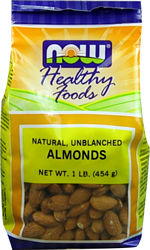 Natural Almonds, 1 lb bag