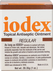 Iodex, Regular, Topical Antiseptic Ointment, 1 ounce