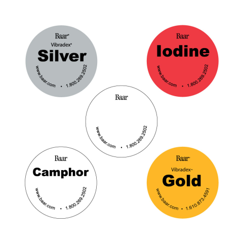 Vibradex Color Coding System Stickers