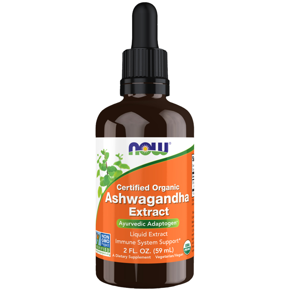 Ashwagandha Liquid Extract, Organic, 2 fl oz. (59 ml)