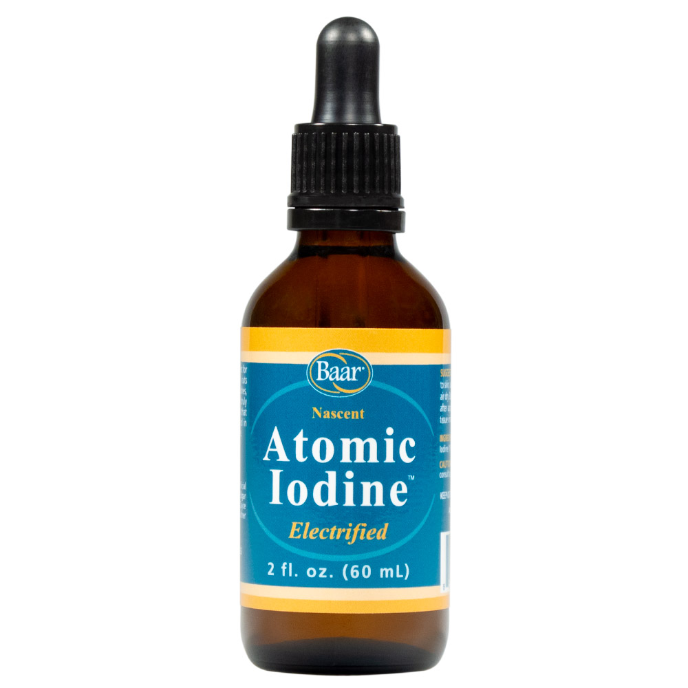 Atomic Iodine, 2 oz. Dropper Bottle, 2 oz