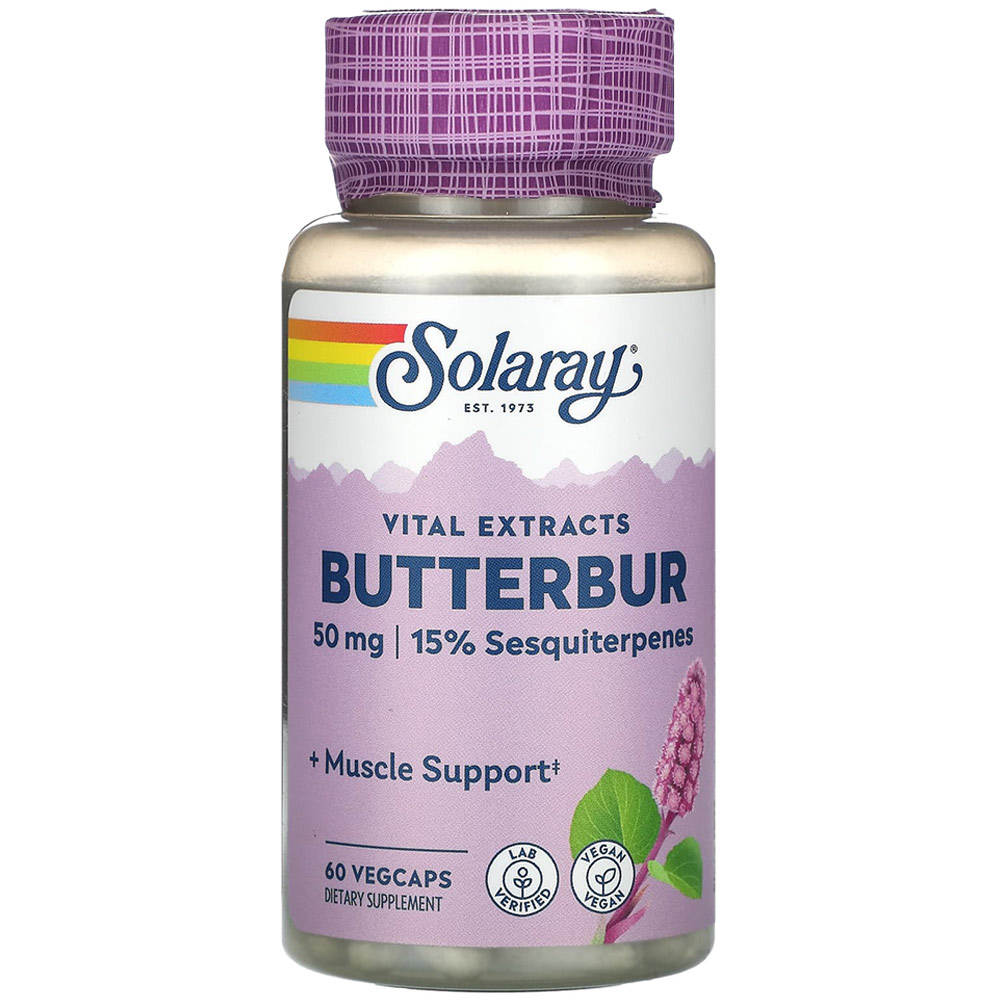 Butterbur Extract, 60 vegetarian capsules