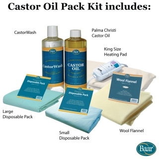 Castor Oil Pack Starter Kit