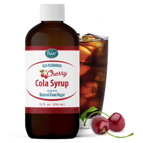 Cherry Cola Syrup with Pure Cane Sugar