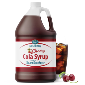 Cherry Cola Syrup with Pure Cane Sugar, Gallon
