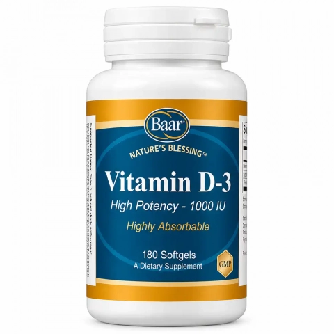 Vitamin D-3, 1,000 IU