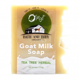 Goat Milk Soap with Tea Tree and Eucalyptus