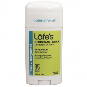Lafe's Deodorant Stick - Citrus And Bergamot