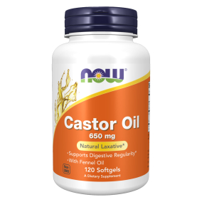 NOW Castor Oil Softgels