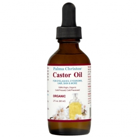 Palma Christos Organic Castor Oil, Dropper Bottle