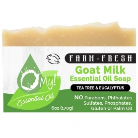 Goat Milk Soap with Tea Tree and Eucalyptus
