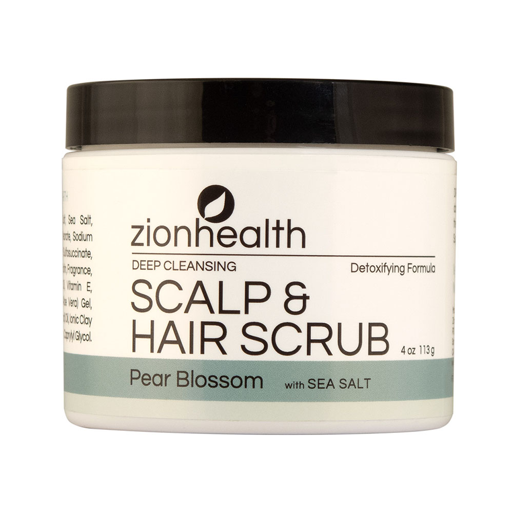 Scalp and Hair Scrub with Sea Salt, 4 oz / 113 g