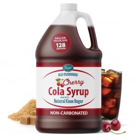 Cherry Cola Syrup with Pure Cane Sugar, Gallon