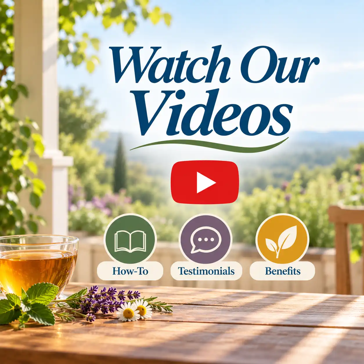Embedded video thumbnail with woman using blood pressure cuff and text reading: Watch our videos