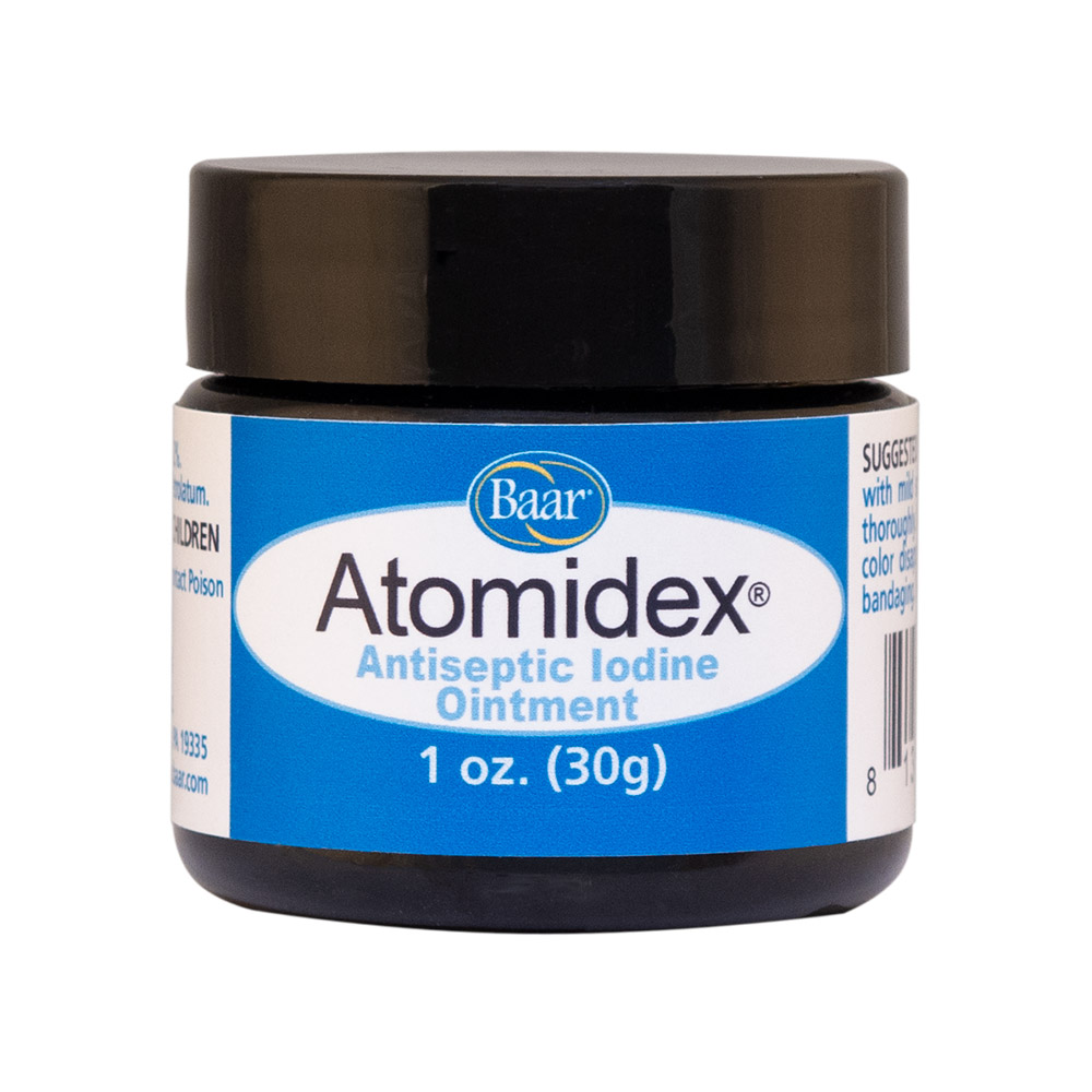 Atomidex, Antiseptic Iodine Ointment, 1 oz. (30g)