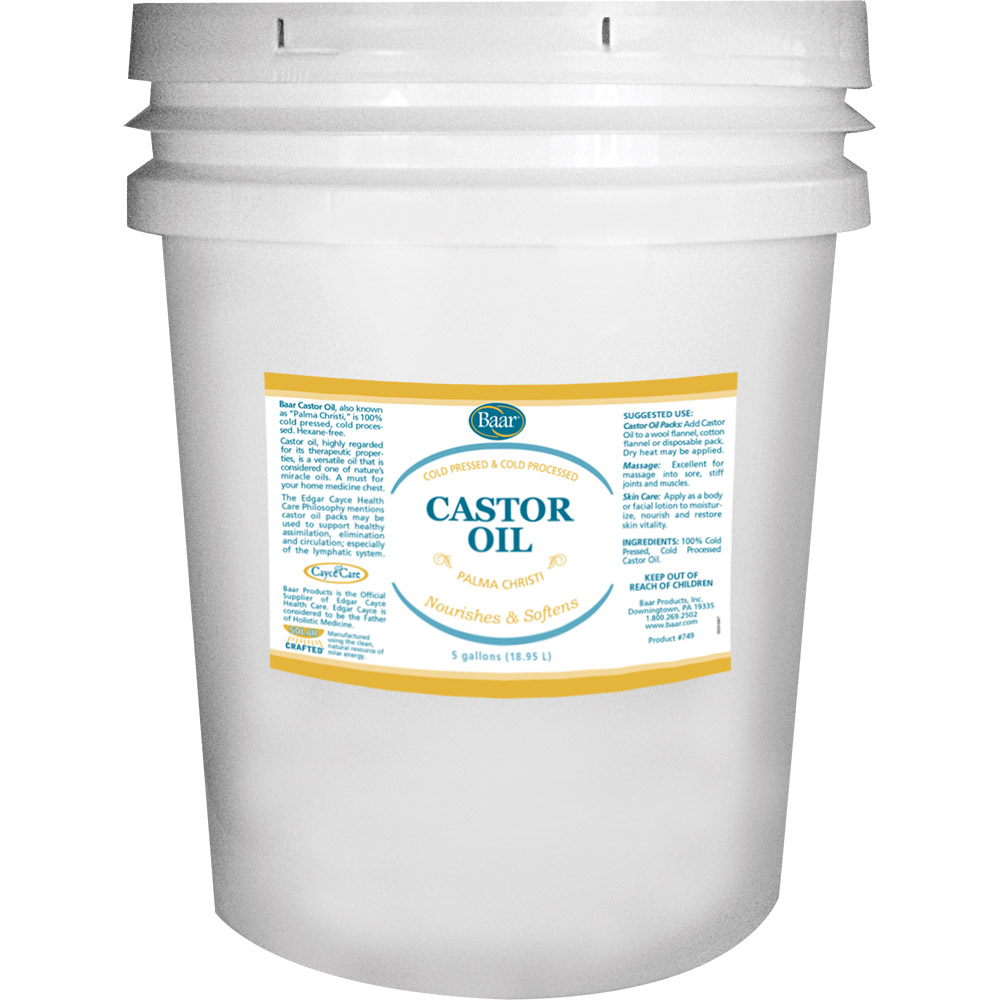 Castor Oil, 5 Gallon Pail Personal Use