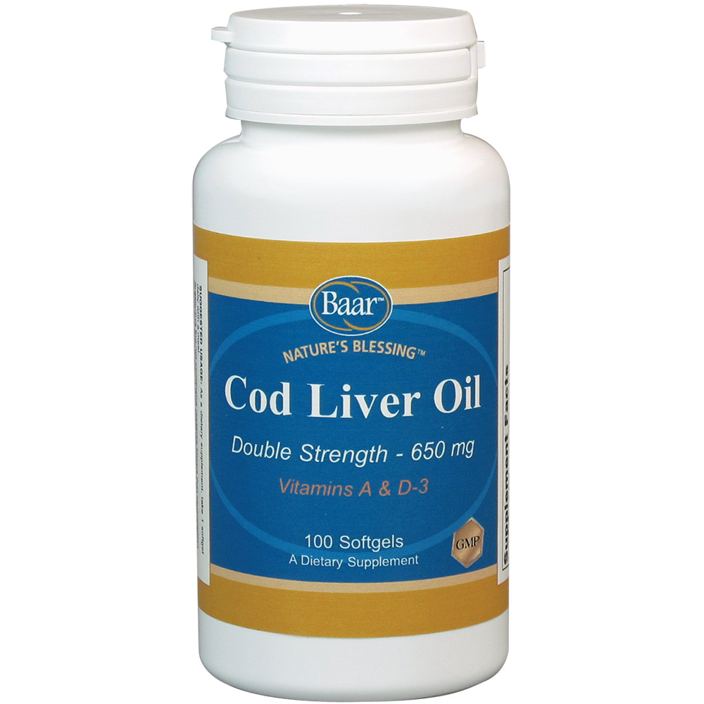 Cod Liver Oil, 100 Softgels