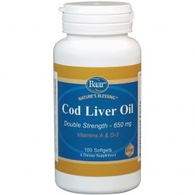 Cod Liver Oil Softgels for a healthy heart