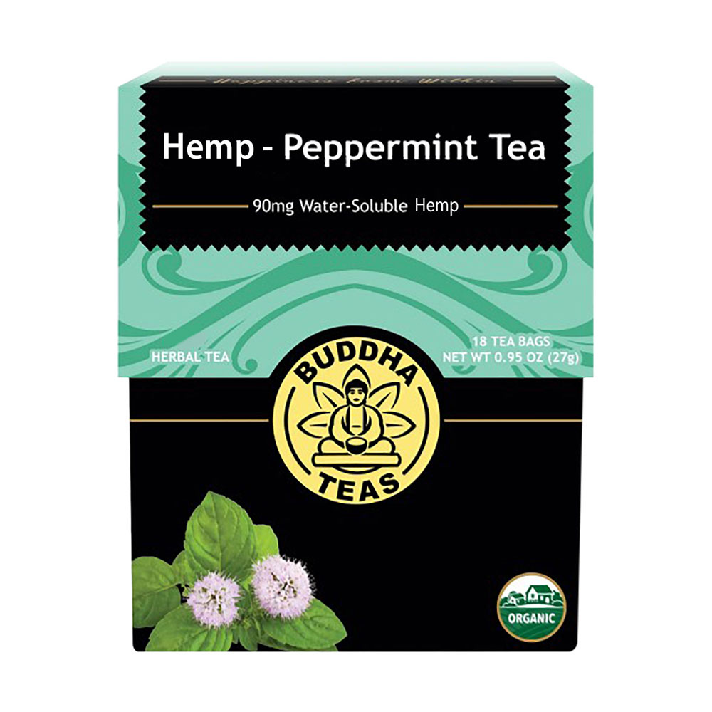 Full Spectrum Hemp Peppermint Tea, 18 tea bags