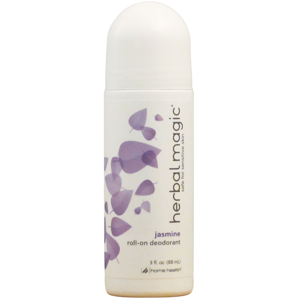 Herbal Magic Jasmine Scent, Roll On Deodorant, 3 oz