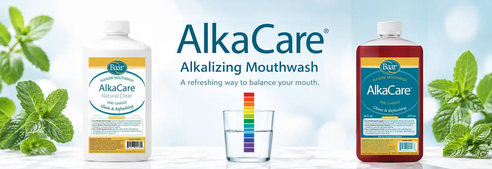 AlkaCare combines an invigorating taste with an alkalizing pH to help protect teeth and gums