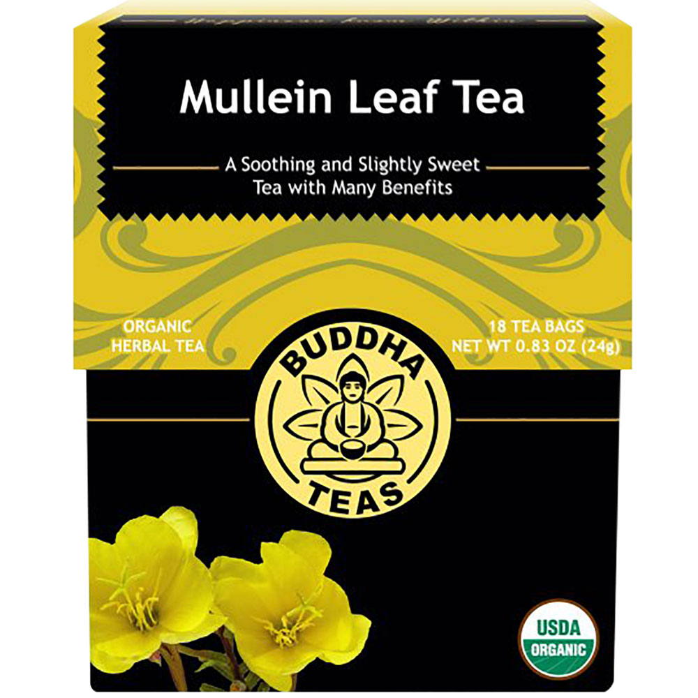 Organic Mullein Leaf Tea, 18 Tea Bags
