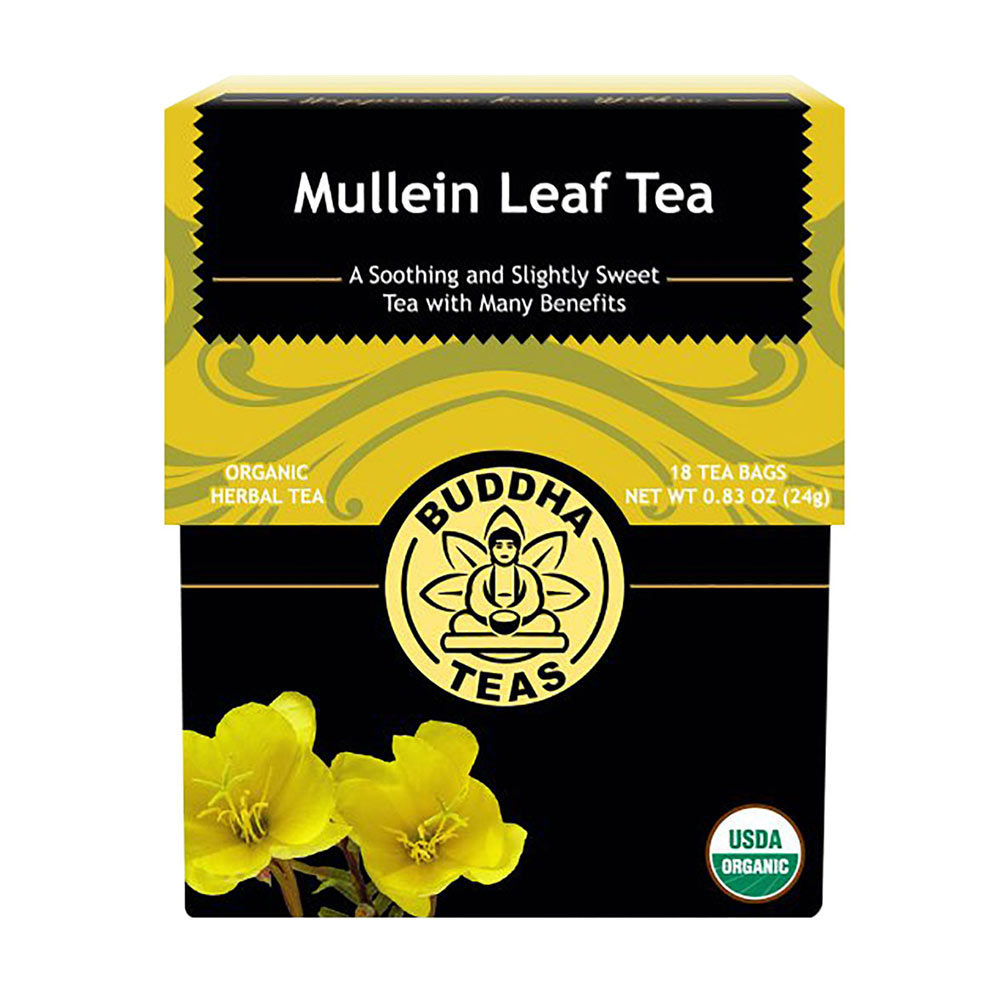 Organic Mullein Leaf Tea, 18 Tea Bags