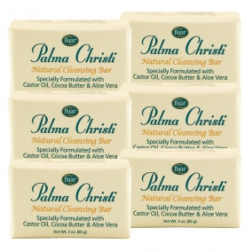 Palma Christi Bar Soap, 6 Bar Set
