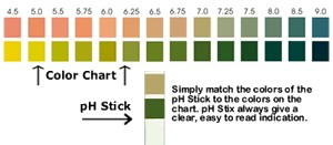 Litmus Paper Color Chart