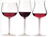 Wines in assorted wine glasses