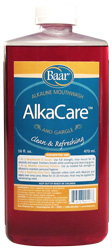 Image of Baar's AlkaCare, a natural pH balance mouthwash