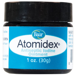 Atomidex, Antiseptic Iodine First Aid Ointment