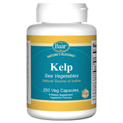 Kelp Capsules, Natural Iodine from Sea Vegetables, formerly with Dulse.