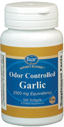 Odor Controlled Garlic Softgels